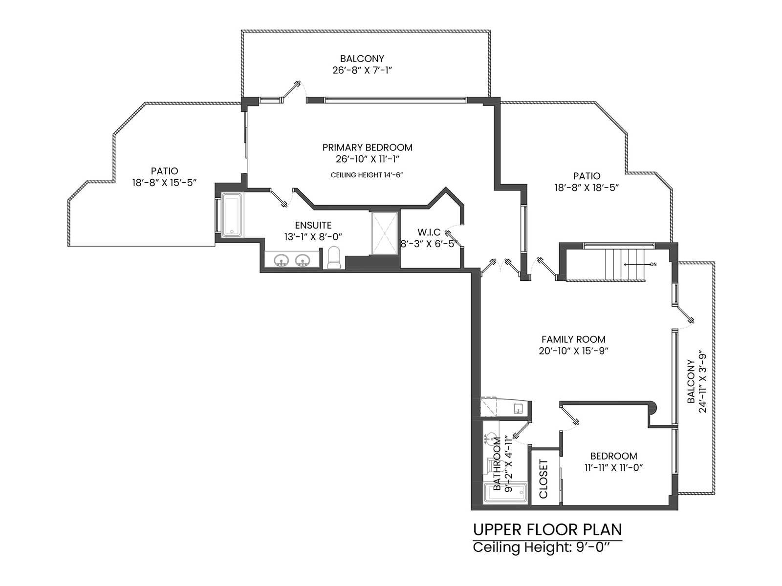 Downtown Penthouse, Vancouver floor plan 2