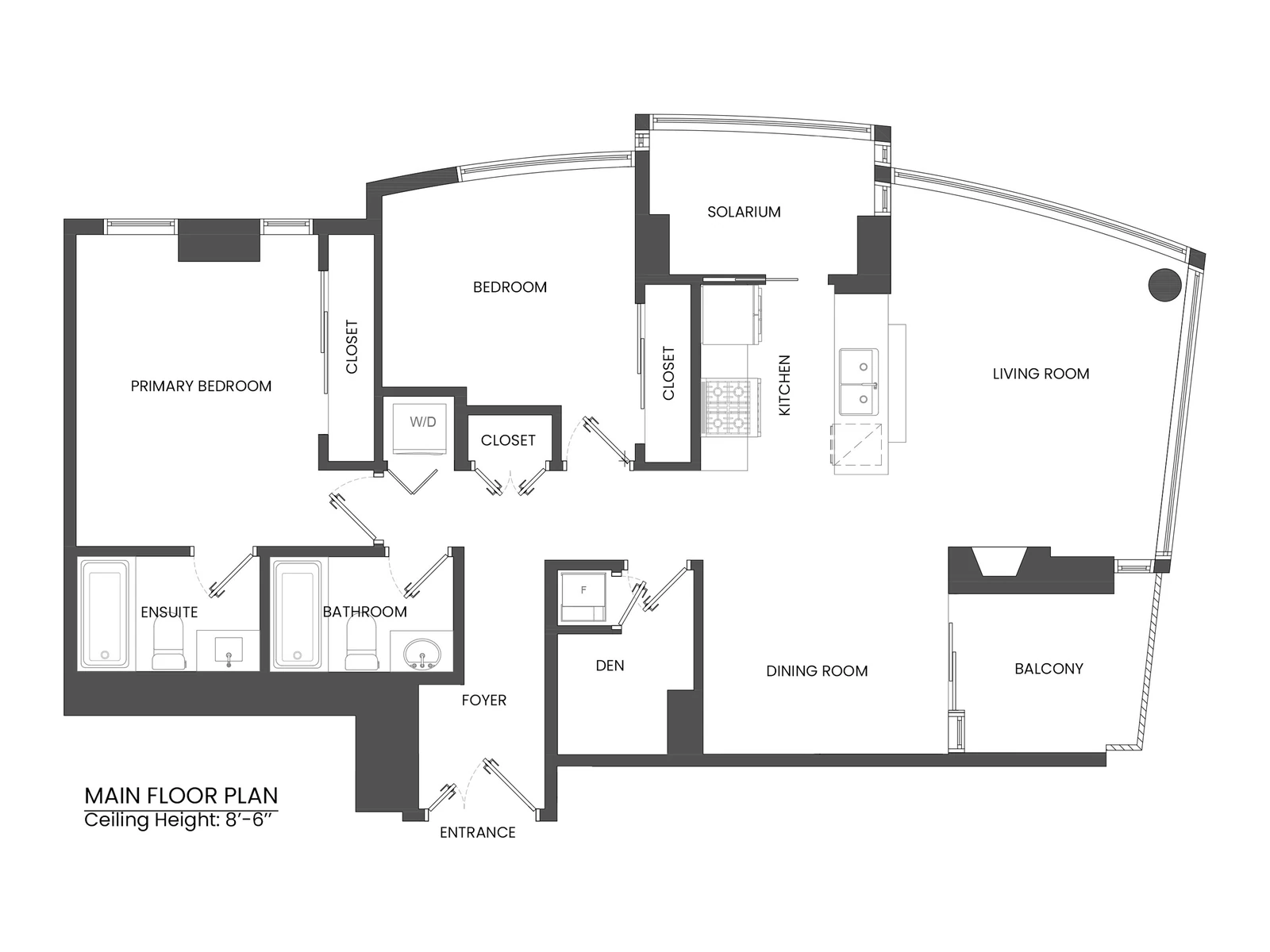 Downtown, Vancouver floor plan