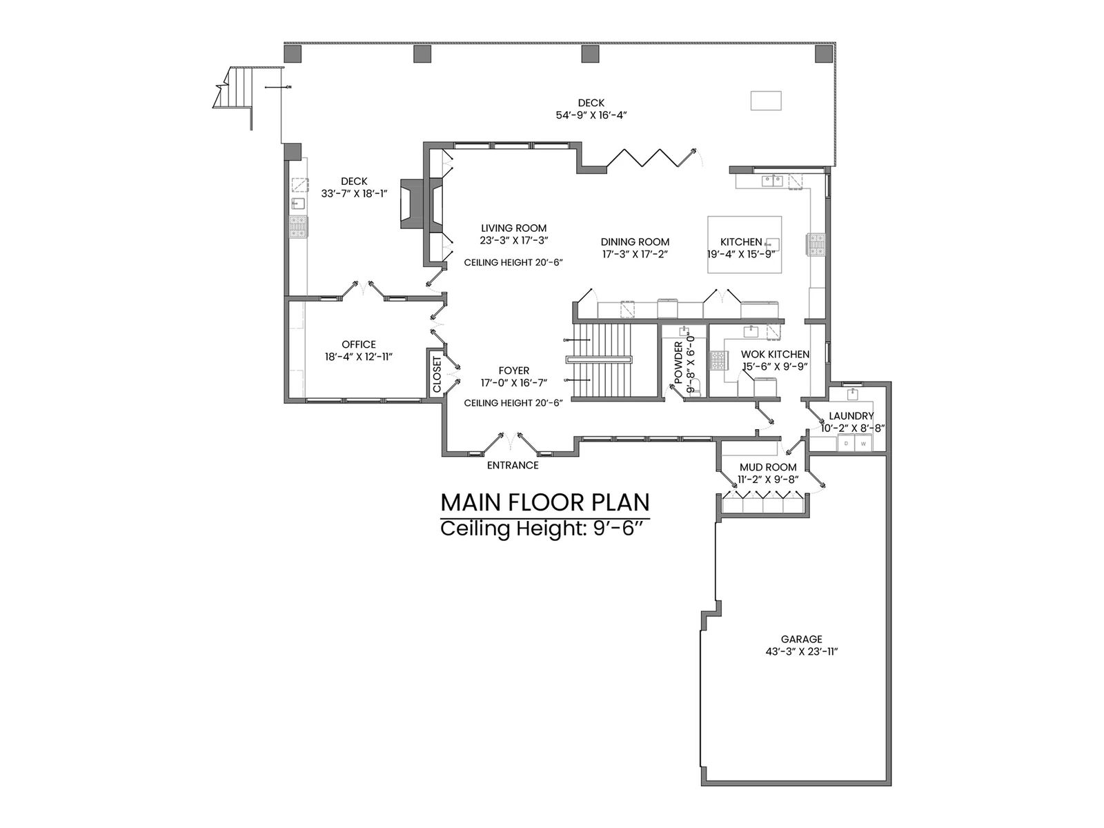 Ridge Mountain, BC floor plan 1
