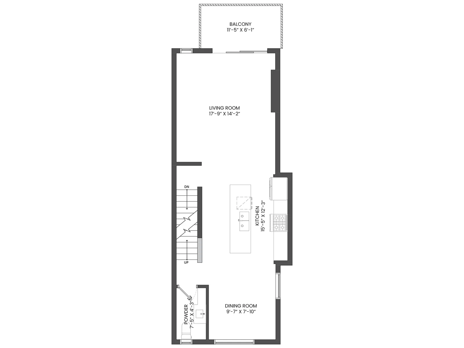 Surrey, BC floor plan 1