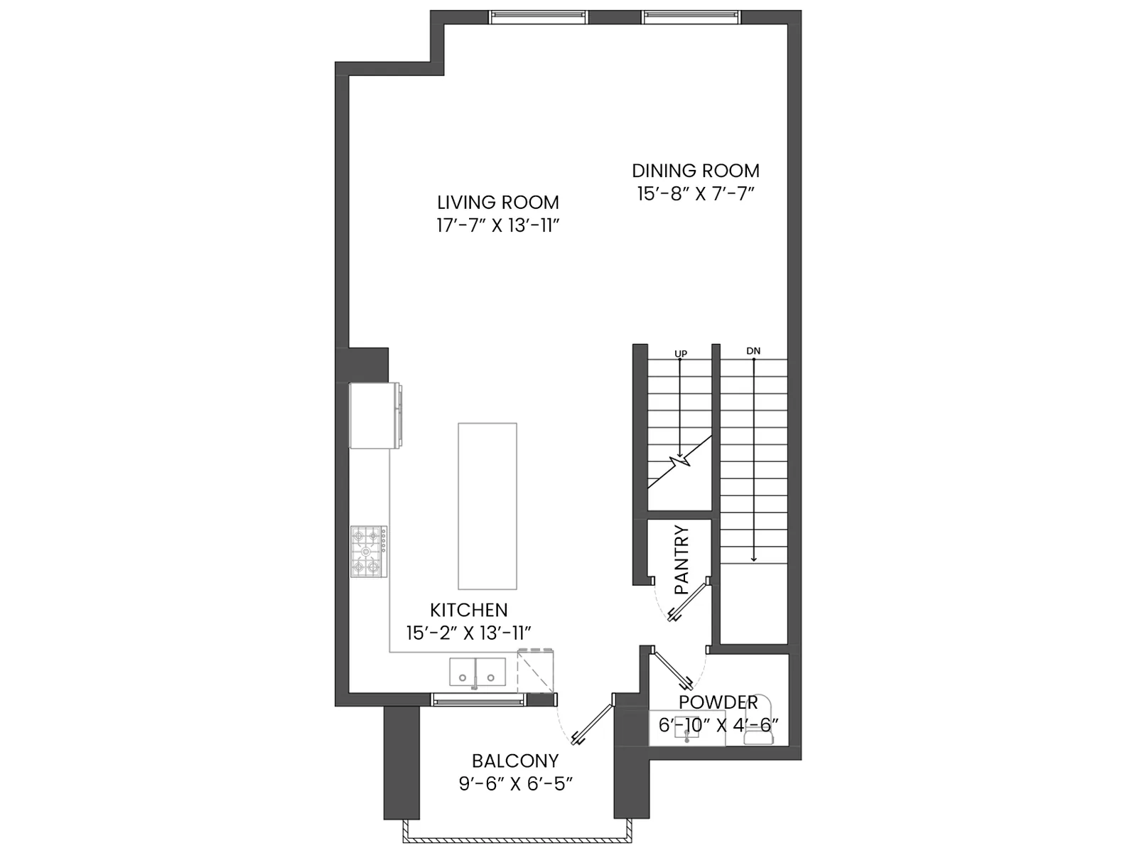 Surrey, BC floor plan 1