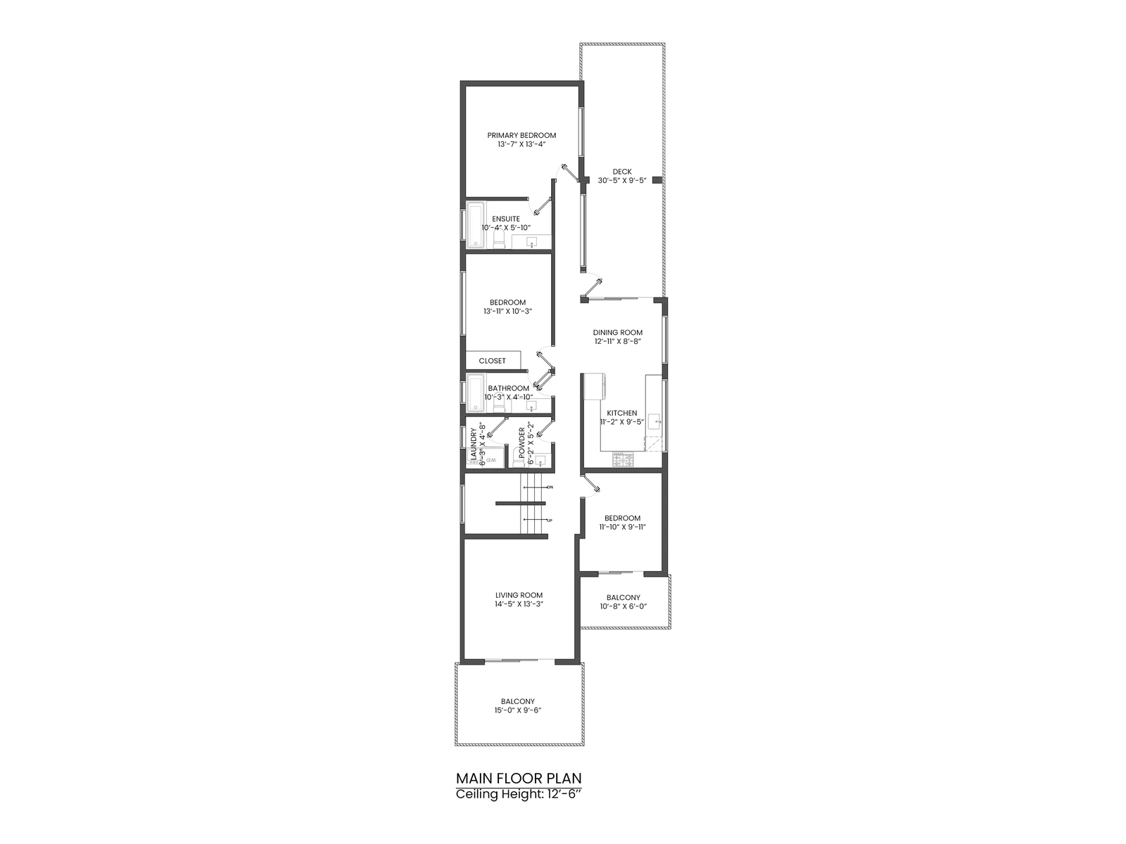 White Rock, BC floor plan 1